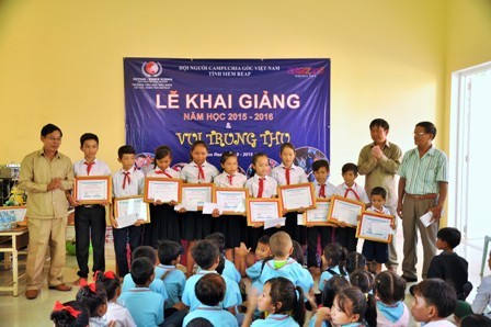 Khai trương Trường Tiểu học Hữu nghị Việt Nam Khmer tỉnh Siem Reap, Campuchia - ảnh 9